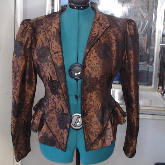 Emanuel Ungaro Parallele Vintage Floral Suit Jacket NWOT - Picture 5 of 7